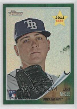 2011 Topps Heritage - Chrome - Green Refractor #C3 - Jake McGee