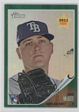 2011 Topps Heritage - Chrome - Green Refractor #C3 - Jake McGee