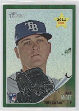 2011 Topps Heritage - Chrome - Green Refractor #C3 - Jake McGee