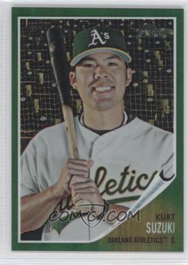 2011 Topps Heritage - Chrome - Green Refractor #C33 - Kurt Suzuki