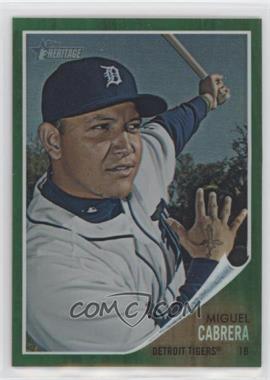 2011 Topps Heritage - Chrome - Green Refractor #C4 - Miguel Cabrera