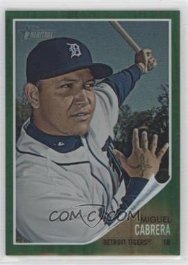 2011 Topps Heritage - Chrome - Green Refractor #C4 - Miguel Cabrera
