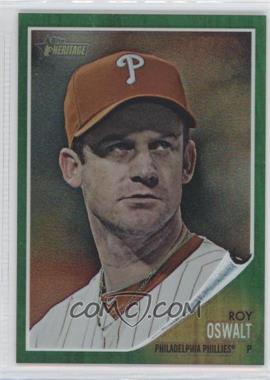 2011 Topps Heritage - Chrome - Green Refractor #C41 - Roy Oswalt