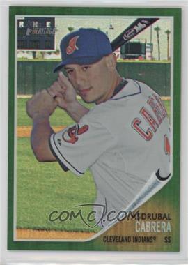 2011 Topps Heritage - Chrome - Green Refractor #C42 - Asdrubal Cabrera