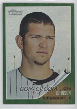 2011 Topps Heritage - Chrome - Green Refractor #C52 - Josh Johnson