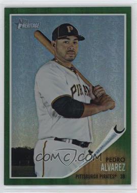 2011 Topps Heritage - Chrome - Green Refractor #C61 - Pedro Alvarez