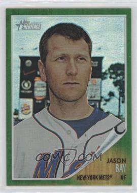 2011 Topps Heritage - Chrome - Green Refractor #C72 - Jason Bay