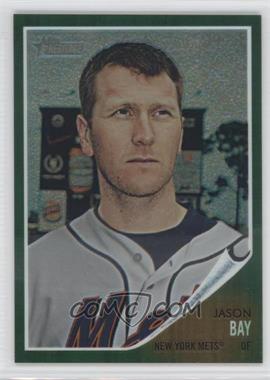 2011 Topps Heritage - Chrome - Green Refractor #C72 - Jason Bay