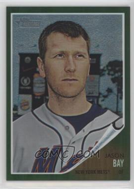 2011 Topps Heritage - Chrome - Green Refractor #C72 - Jason Bay