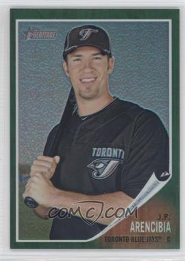 2011 Topps Heritage - Chrome - Green Refractor #C90 - J.P. Arencibia