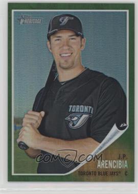 2011 Topps Heritage - Chrome - Green Refractor #C90 - J.P. Arencibia