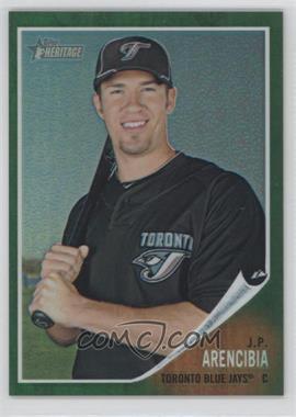 2011 Topps Heritage - Chrome - Green Refractor #C90 - J.P. Arencibia