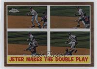 Jeter Makes The Double Play #/562