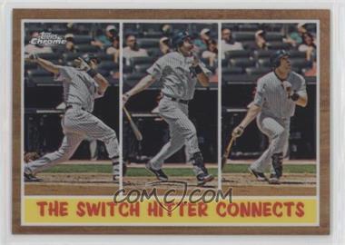 2011 Topps Heritage - Chrome - Refractor #C110 - The Switch Hitter Connects /562