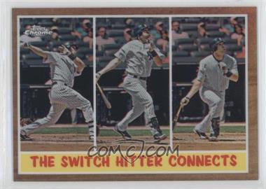 2011 Topps Heritage - Chrome - Refractor #C110 - The Switch Hitter Connects /562