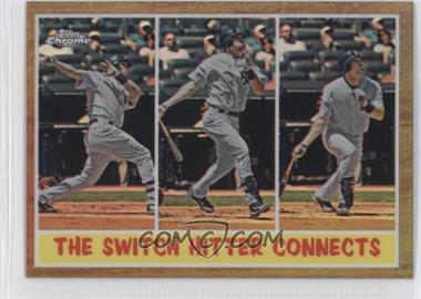 2011 Topps Heritage - Chrome - Refractor #C110 - The Switch Hitter Connects /562