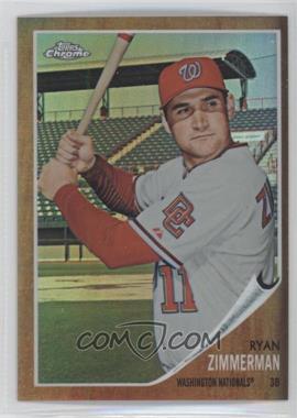 2011 Topps Heritage - Chrome - Refractor #C154 - Ryan Zimmerman /562