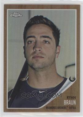 2011 Topps Heritage - Chrome - Refractor #C175 - Ryan Braun /562 [EX to NM]