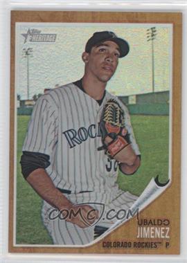 2011 Topps Heritage - Chrome - Refractor #C94 - Ubaldo Jimenez /562