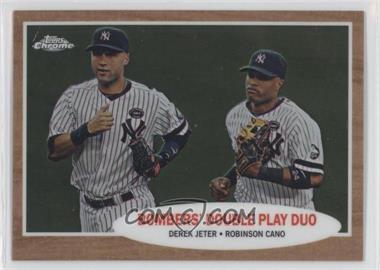 2011 Topps Heritage - Chrome #C102 - Bombers' Double Play Duo (Derek Jeter, Robinson Cano) /1962