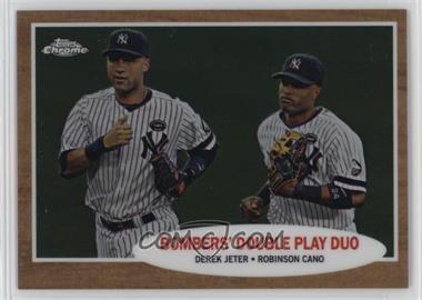 2011 Topps Heritage - Chrome #C102 - Bombers' Double Play Duo (Derek Jeter, Robinson Cano) /1962