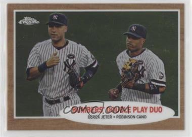 2011 Topps Heritage - Chrome #C102 - Bombers' Double Play Duo (Derek Jeter, Robinson Cano) /1962 [Good to VG‑EX]