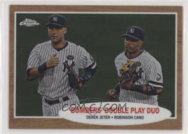 2011 Topps Heritage - Chrome #C102 - Bombers' Double Play Duo (Derek Jeter, Robinson Cano) /1962