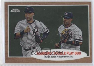 2011 Topps Heritage - Chrome #C102 - Bombers' Double Play Duo (Derek Jeter, Robinson Cano) /1962