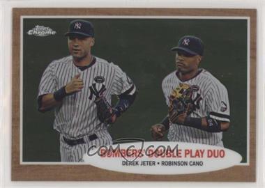 2011 Topps Heritage - Chrome #C102 - Bombers' Double Play Duo (Derek Jeter, Robinson Cano) /1962