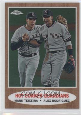 2011 Topps Heritage - Chrome #C103 - Hot Corner Guardians (Mark Teixeira, Alex Rodriguez) /1962