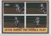 Jeter Makes The Double Play #/1,962