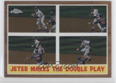 2011 Topps Heritage - Chrome #C105 - Jeter Makes The Double Play /1962
