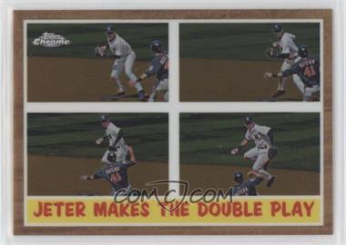 2011 Topps Heritage - Chrome #C105 - Jeter Makes The Double Play /1962