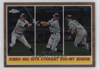 2011 Topps Heritage - Chrome #C109 - Ichiro Has 10th Straight 200-Hit Season /1962