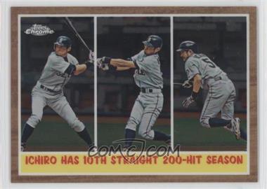 2011 Topps Heritage - Chrome #C109 - Ichiro Has 10th Straight 200-Hit Season /1962