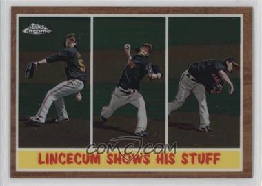 2011 Topps Heritage - Chrome #C111 - Lincecum Shows His Stuff /1962