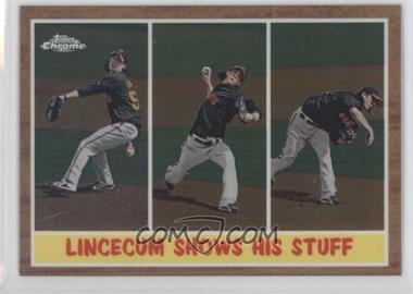 2011 Topps Heritage - Chrome #C111 - Lincecum Shows His Stuff /1962