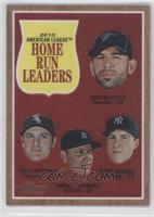 League Leaders - Jose Bautista, Paul Konerko, Miguel Cabrera, Mark Teixeira #/1…