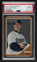 Don Mattingly [PSA 8 NM‑MT] #/1,962