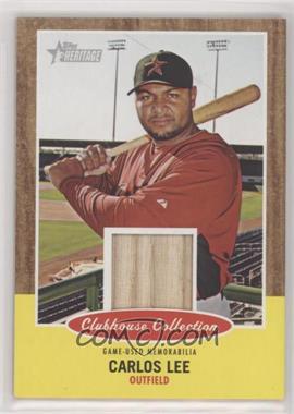 2011 Topps Heritage - Clubhouse Collection Relic #CCR-CL - Carlos Lee