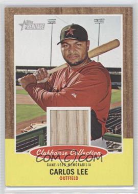 2011 Topps Heritage - Clubhouse Collection Relic #CCR-CL - Carlos Lee