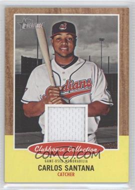 2011 Topps Heritage - Clubhouse Collection Relic #CCR-CS - Carlos Santana