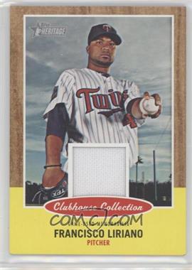 2011 Topps Heritage - Clubhouse Collection Relic #CCR-FL - Francisco Liriano