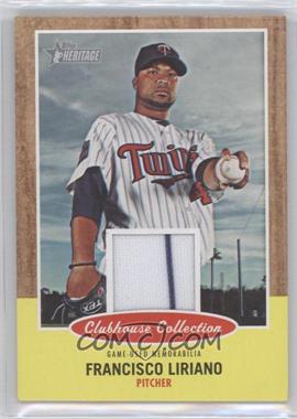 2011 Topps Heritage - Clubhouse Collection Relic #CCR-FL - Francisco Liriano