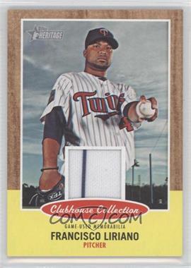 2011 Topps Heritage - Clubhouse Collection Relic #CCR-FL - Francisco Liriano