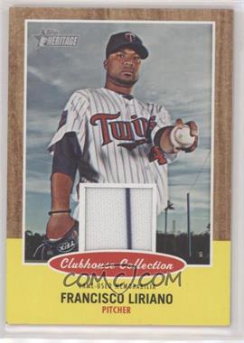 2011 Topps Heritage - Clubhouse Collection Relic #CCR-FL - Francisco Liriano