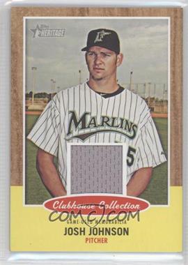 2011 Topps Heritage - Clubhouse Collection Relic #CCR-JJ - Josh Johnson