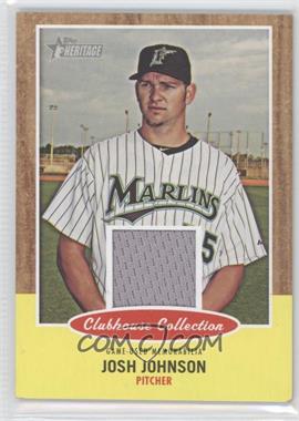 2011 Topps Heritage - Clubhouse Collection Relic #CCR-JJ - Josh Johnson