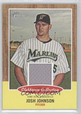 2011 Topps Heritage - Clubhouse Collection Relic #CCR-JJ - Josh Johnson