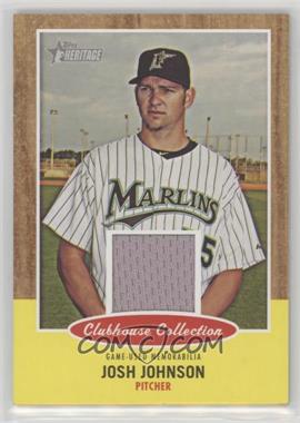 2011 Topps Heritage - Clubhouse Collection Relic #CCR-JJ - Josh Johnson